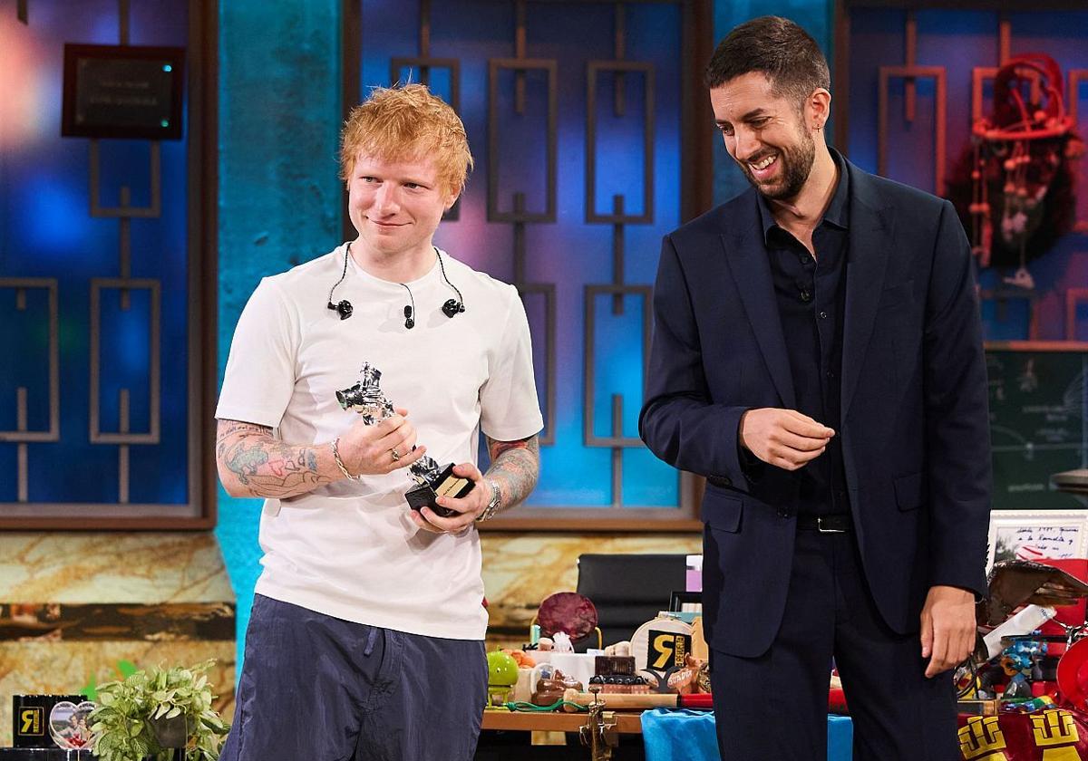 La confesión de Broncano a Ed Sheeran sobre su verano en Irlanda: «Fui a estudiar inglés y aprendí otras cosas»