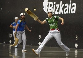 España vence a Euskadi en su primer partido oficial de pelota en Gernika