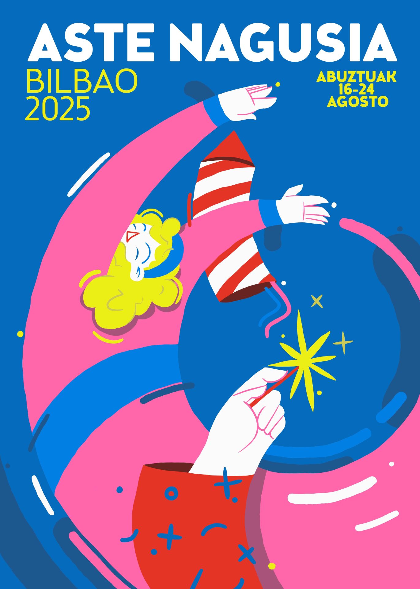 Los seis finalistas del concurso de carteles de Aste Nagusia 2025