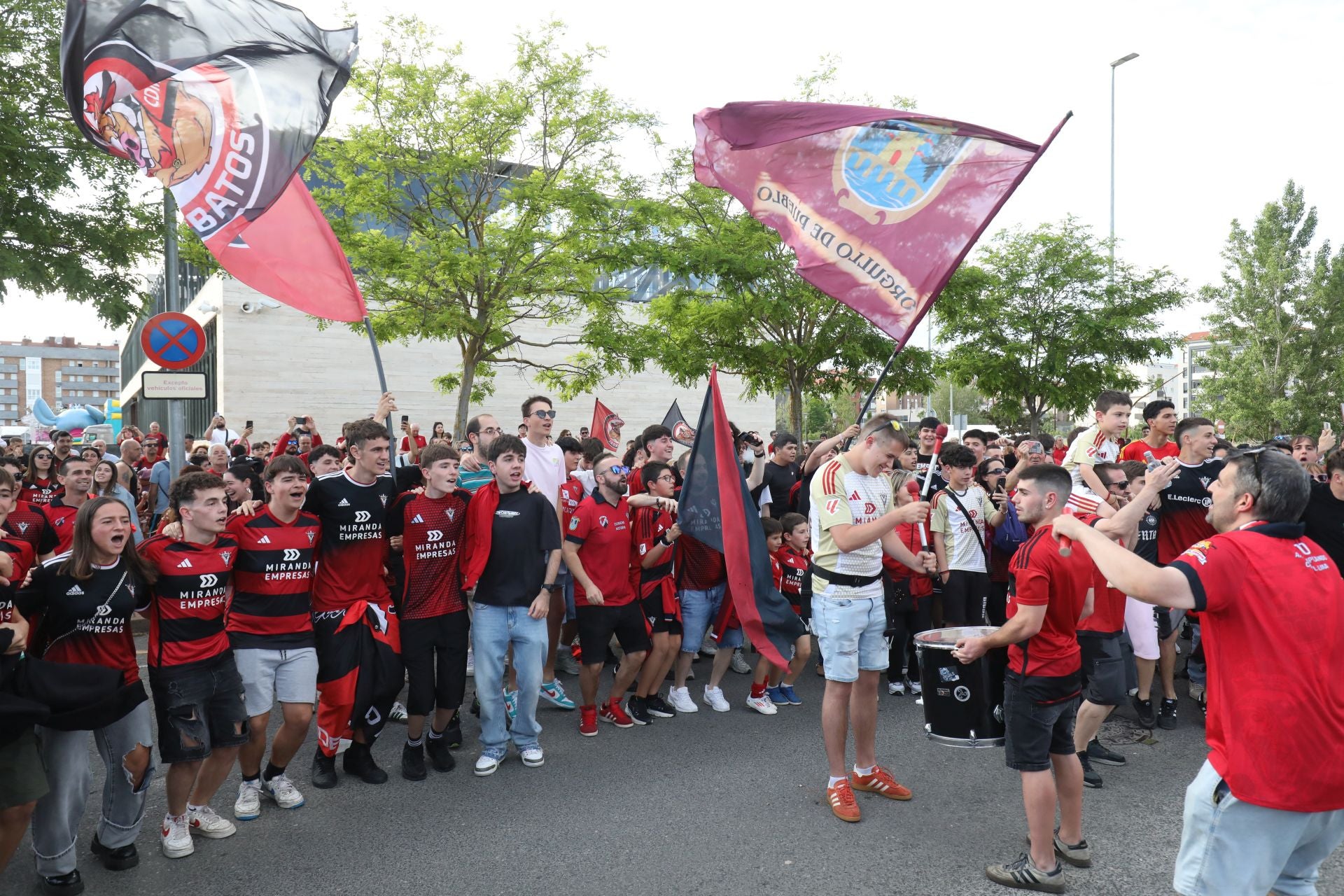 Las imágenes de la fiesta del Mirandés