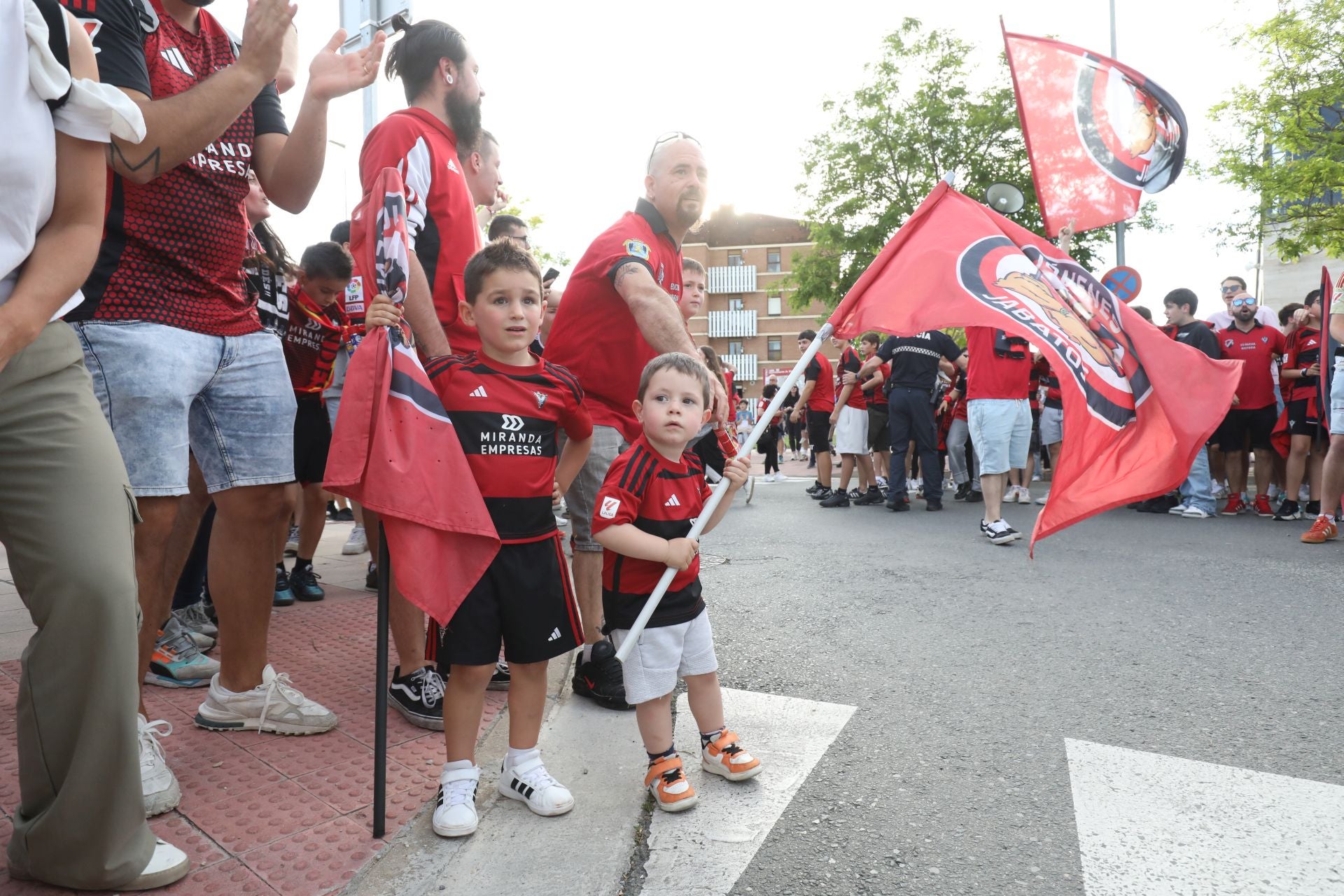 Las imágenes de la fiesta del Mirandés