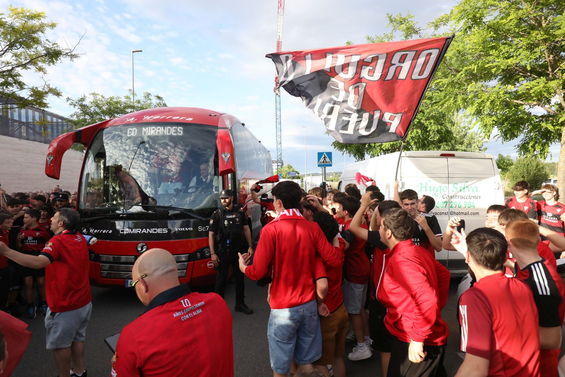 Las imágenes de la fiesta del Mirandés