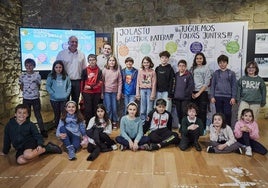 Miembros del Consejo de la Infancia de Leioa
