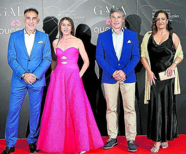 Juan Solís, Rosario Solís, José Miguel Rodríguez y Nagore de Francisco.