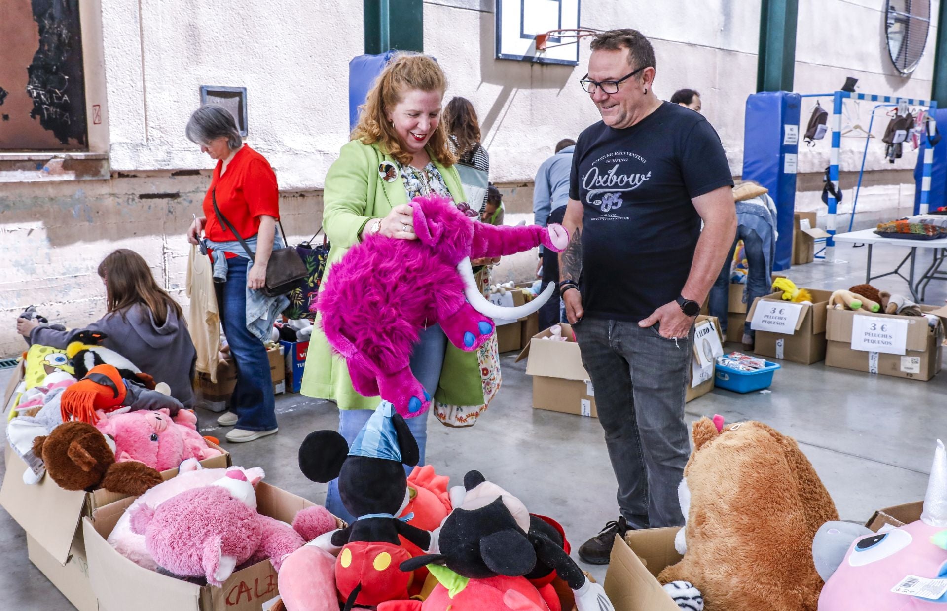 Mercadillo solidario de Aspanafoa