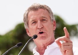 Alberto Núñez Feijóo, presidente del Partido Popular.