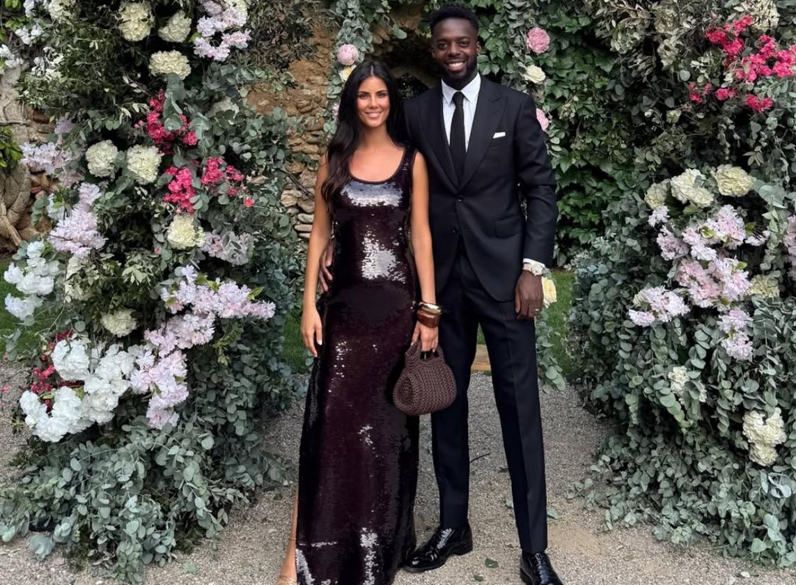 Iñaki Williams y su mujer Patricia Morales