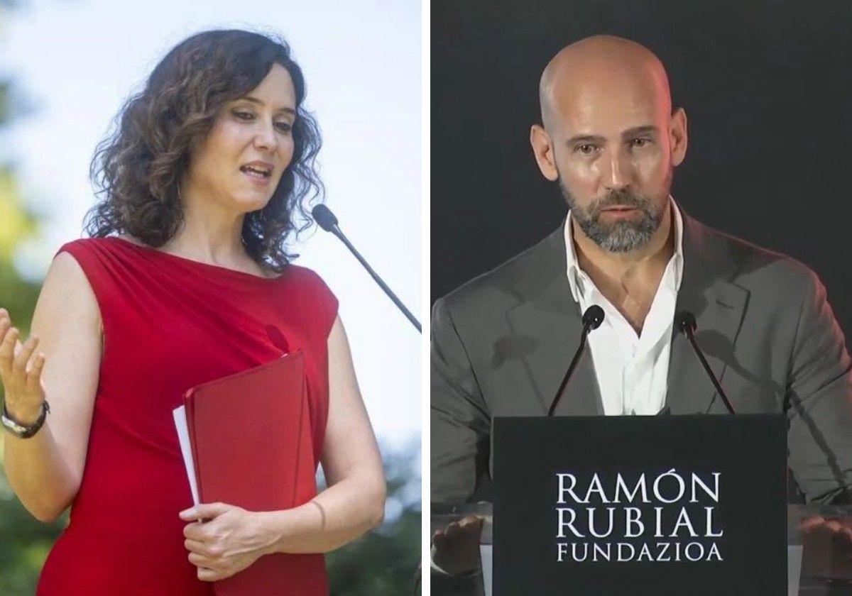 Ayuso responde a Gonzalo Miró tras llamarla «cateta» por su desprecio al  euskera | El Correo