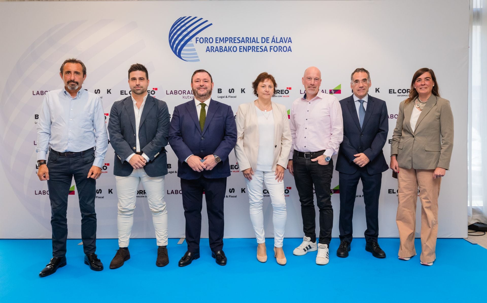 José Carlos Velasco, Urtzi Langarika, Juan Antonio Sánchez Corchero, Nerea Pérez de Nanclares, Bernd Krottmayer, David Udakiola y María Zabaleta.