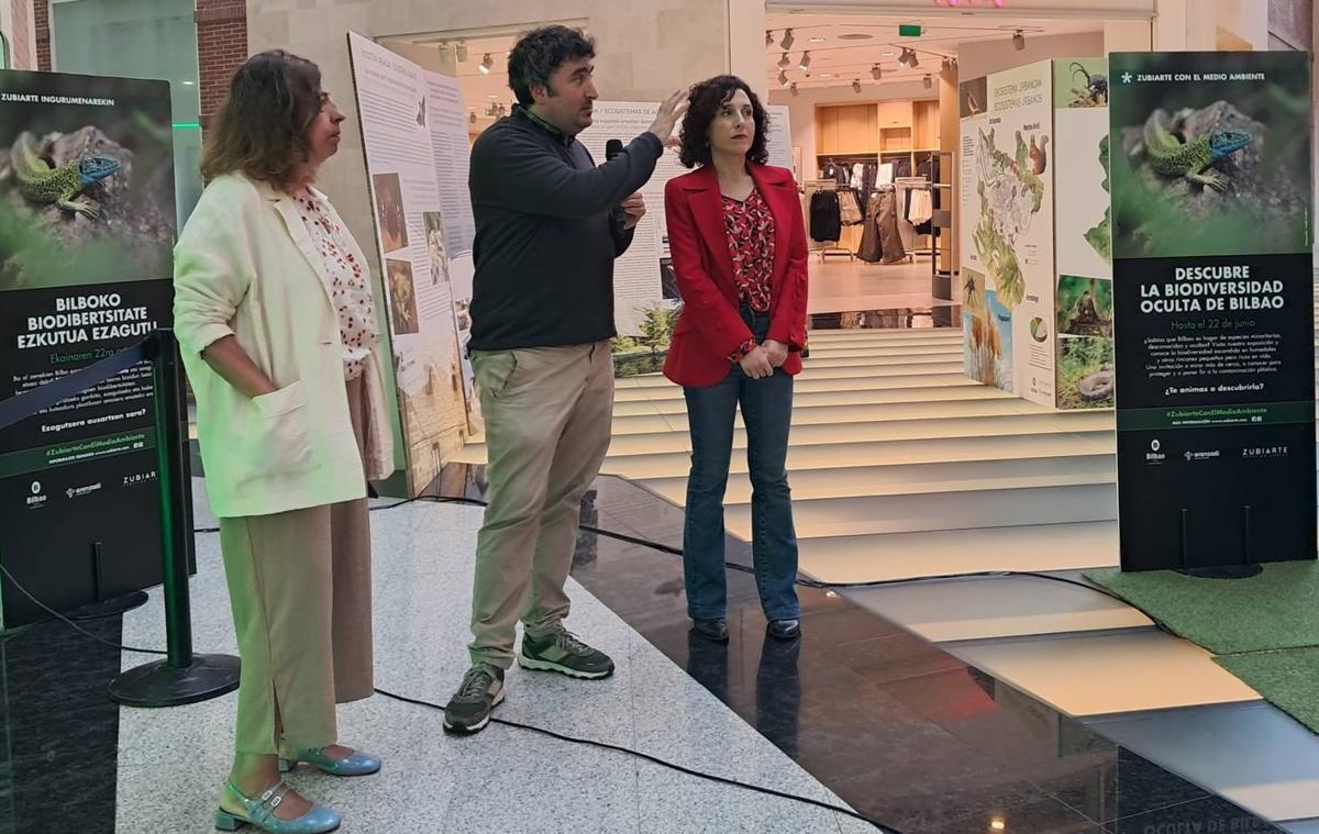 Presentación de la exposición en el Centro Comercial Zubiarte.