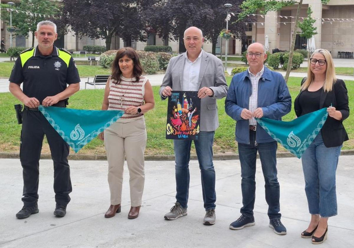 Leioa blinda sus fiestas de San Juan con más de cien agentes de policía