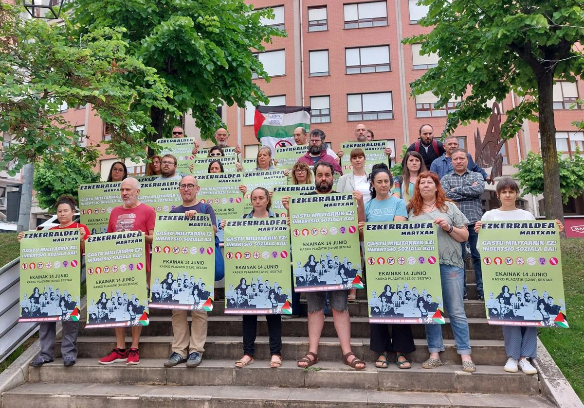 Imagen del acto de presentación en Barakaldo.