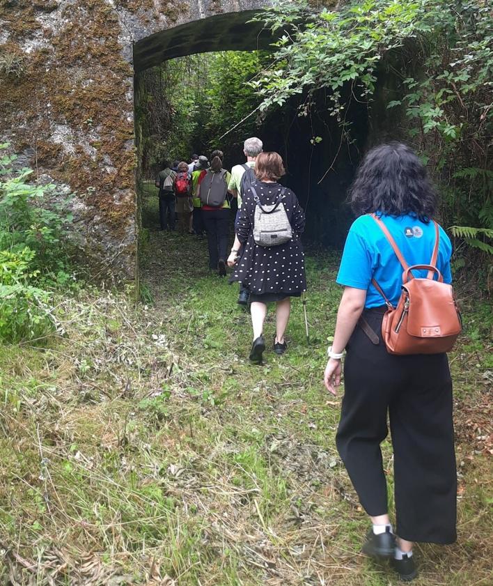Imagen secundaria 2 - Imágenes de la visita por varios puntos de la zona del coto Alen.