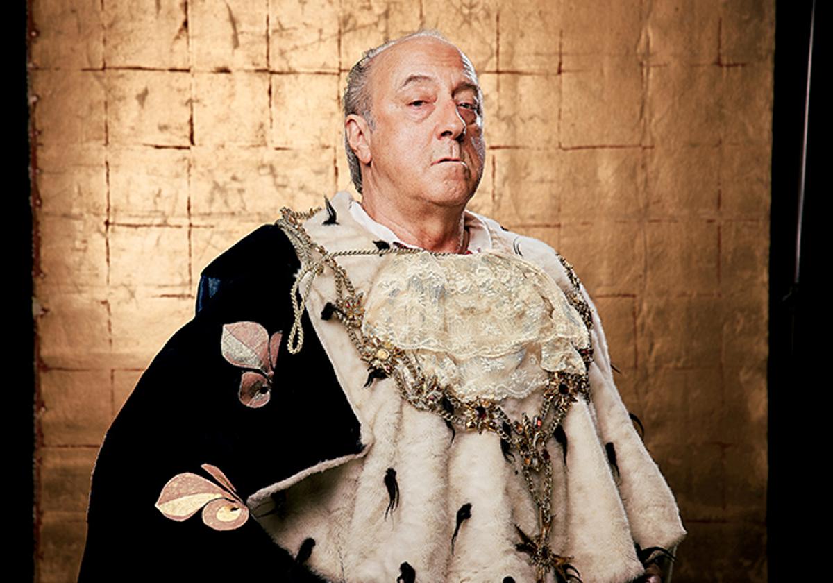 Ramón Fontserè caracterizado como Juan Carlos I en 'El rey que fue'.