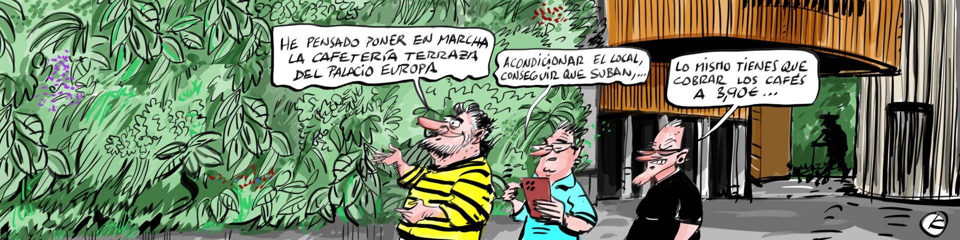 La viñeta de Cerrajería sobre la gestión de las cafeterías públicas de Vitoria