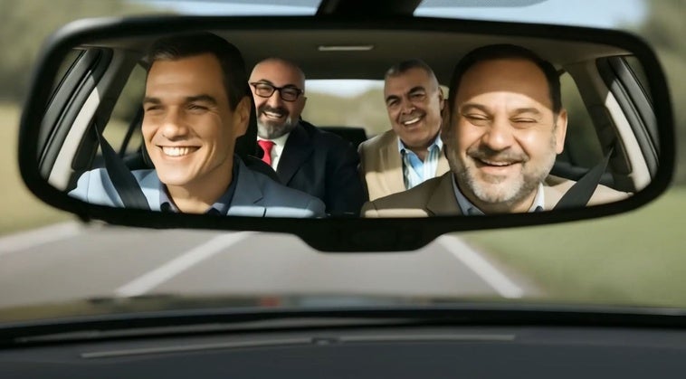 El polémico vídeo del PP sobre los supuestos casos de corrupción del PSOE: la 'banda del Peugeot'