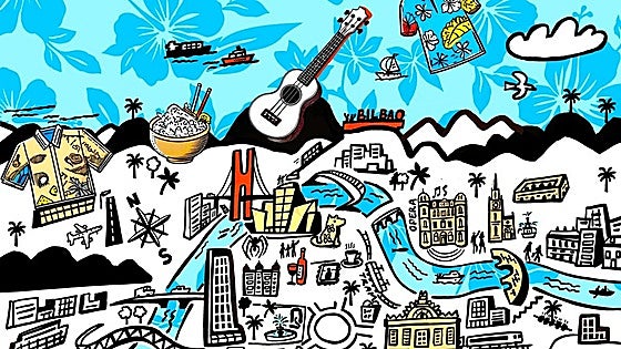 Pasa un día en Bilbao como si estuvieras en Hawái: pokes, camisas floreadas y... ¡vermú con ukelele!