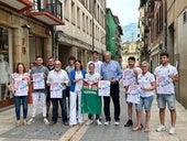 Al acto acudieron el presidente de la Federación Vasca, Luis Sautu; el presidente del Tabirako Baqué, Hilario Pérez y la alcaldesa de Durango, Mireia Elkoroiribe, entre otros.