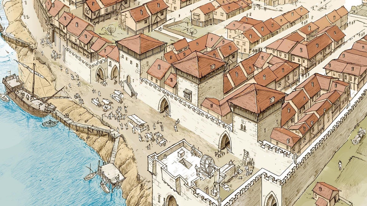 Un paseo virtual por el Bilbao del siglo XIV