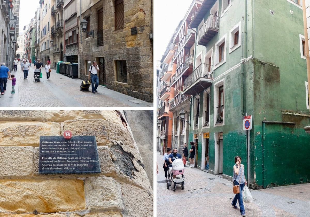 La muralla en la calle Ronda,