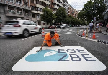 La zona de bajas emisiones saca en su primer año 3.000 coches al día del centro de Bilbao