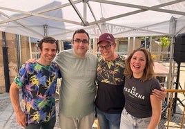 Koikili Lertxundi, Iñaki Maruri, Mitxel Santamarina e Itxaso Quintana.