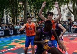 El basket 3x3 destaca por su gran intensidad.