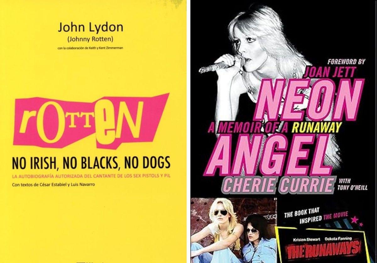 'No Irish, No Blacks, No Dogs', de John Lydon; y 'Neon Angel', de Cherie Currie.