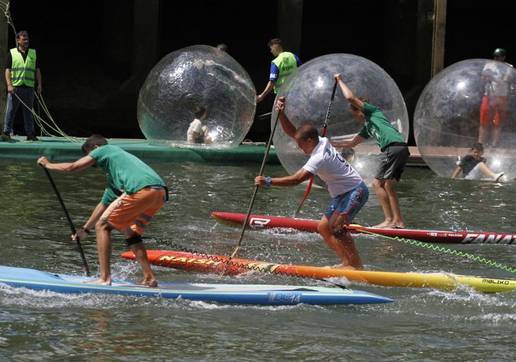 Paddle surf y actividades de ocio por la ría.
