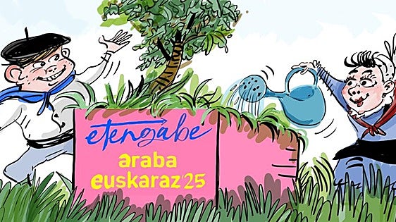 La viñeta de Cerrajería sobre el Araba Euskaraz