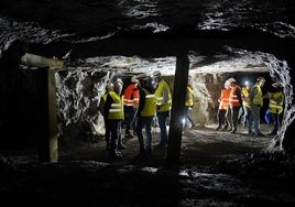 Visita institucional a las minas de Atauri.