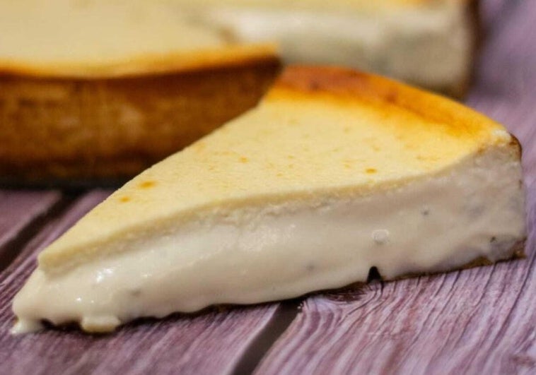 Tarta de queso de Cabrales.