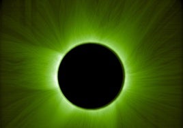 Imagen de la corona solar proporcionada por la misión Proba-3.