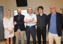 Amaia Salazar, Matías Zemljic, Miguel Ángel Salazar, Miguel Etayo y José Alipio. Morejón.