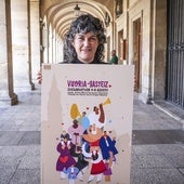 La ilustradora Ania Sáenz de Buruaga ha ganado el concurso del cartel de fiestas.