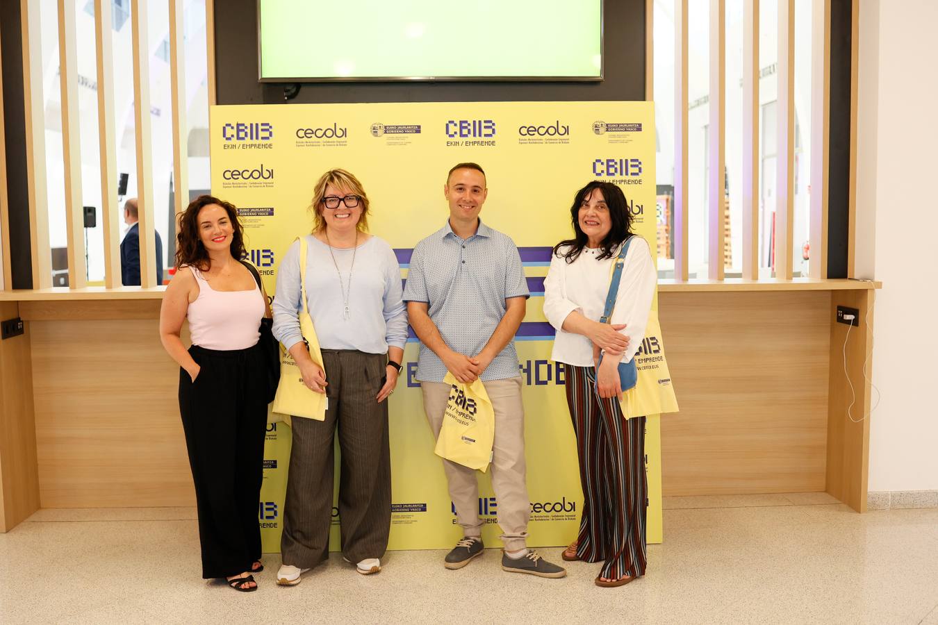 Zulema Blanco, Arantza Rego, Arkaitz Maroto e Isabel Domínguez.