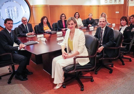 Reunión del último Consejo Vasco de Finanzas, el pasado mes de febrero.