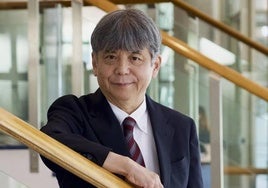 El compositor Toshio Hosokawa, ayer en el Euskalduna.
