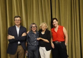 César Coca, Maite García, Manuela Carmena y Verónica Lodeiro