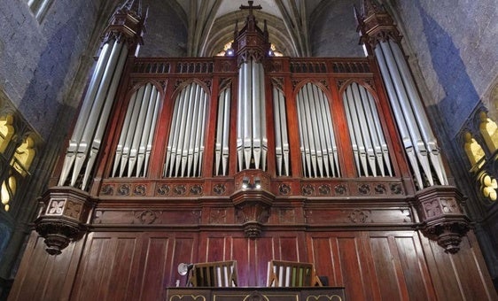 El órgano de la basílica de Lekeitio necesita una profunda rehabilitación.