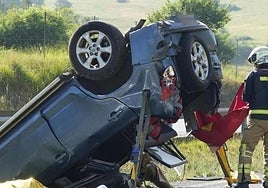 Muere un bilbaíno en un accidente de tráfico en la autovía de Altube