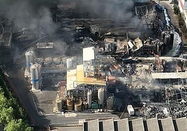 Imágenes áreas captadas por los drones.