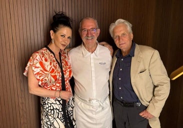 El reencuentro de Catherine Zeta-Jones y Michael Douglas en San Sebastián