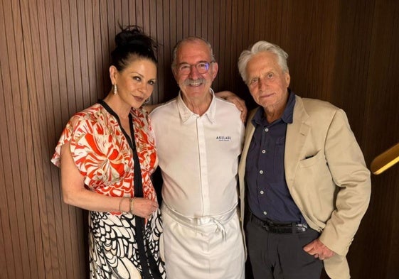 El reencuentro de Catherine Zeta-Jones y Michael Douglas en San Sebastián