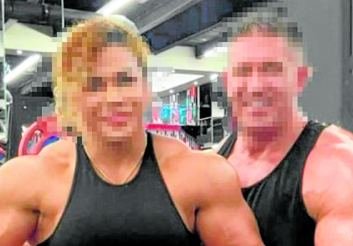 Zunilda Hoyos Méndez y Jarred Gelling se conocieron hace cuatro años en los ambientes del culturismo.