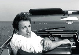 Bruce Springsteen en una imagen promocional del disco 'Tunnel of Love', de 1987.