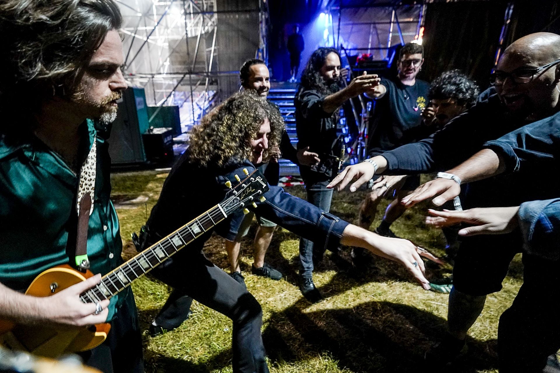 El backstage de Derby Motoreta&#039;s Burrito Kachimba en Vitoria