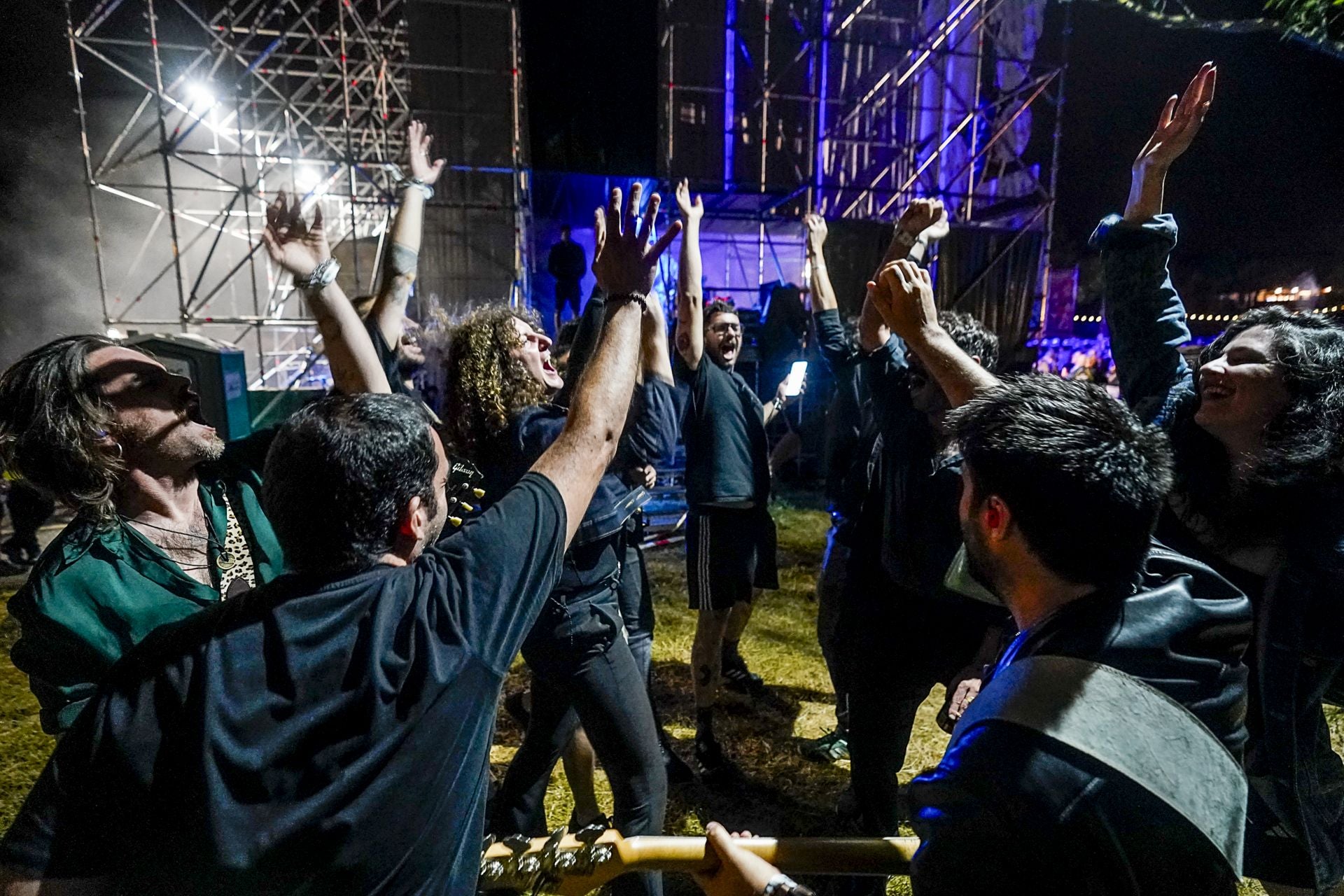 El backstage de Derby Motoreta&#039;s Burrito Kachimba en Vitoria