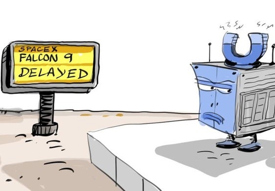 La viñeta de Cerrajería sobre el lanzamiento aplazado de los dos satélites de la alavesa AVS