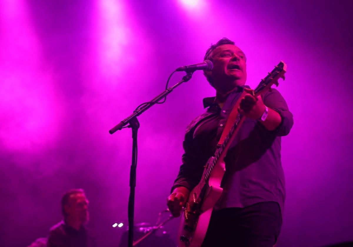 Manic Street Preachers, durante el concierto.